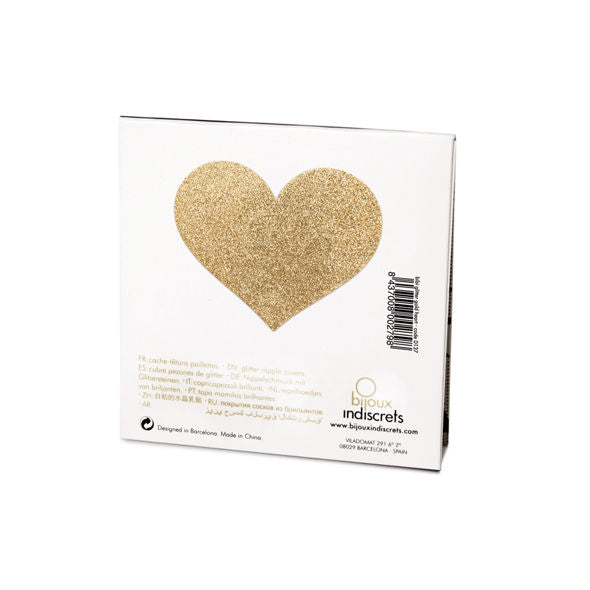 BIJOUX INDISCRETS - COPRI CAPEZZOLI FLASH CUORE DORATO – Fodere – foto 3