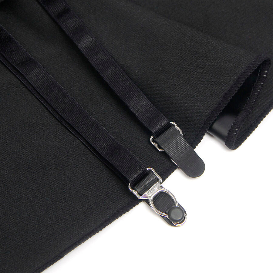 SUBBLIME - 957704 ABITO IN PELLE CON CERNIERA IN PIZZO NERO S/M – Abiti sexy – foto 7