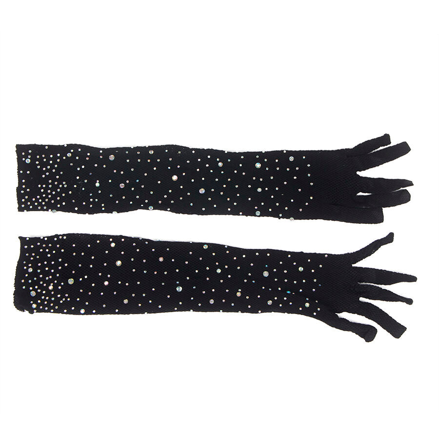 SUBBLIME - 957469SHINE GUANTI TRASPARENTI NERI S/M – Guanti di biancheria intima – foto 4