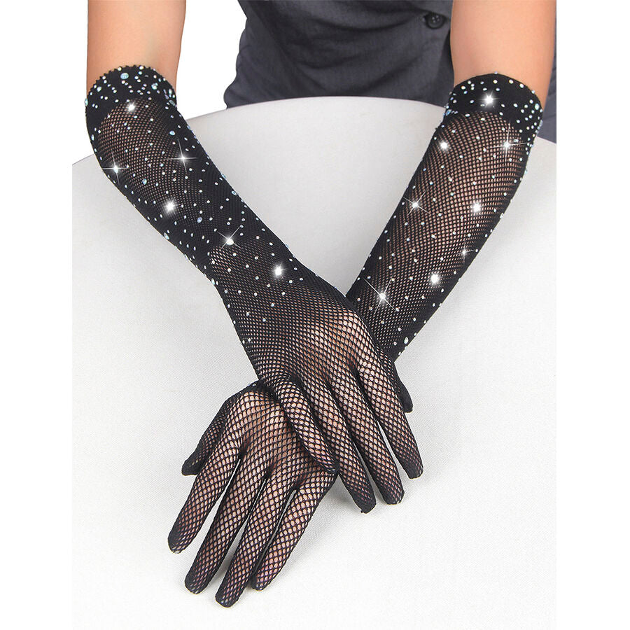 SUBBLIME - 957469SHINE GUANTI TRASPARENTI NERI S/M – Guanti di biancheria intima – foto 7