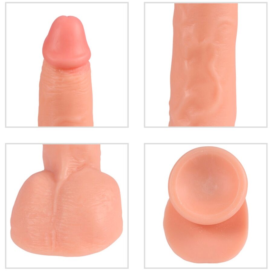SHEQU - DILDO VIBRANTE BESTIA CON TELECOMANDO 24,5 CM – Telecomando – foto 6