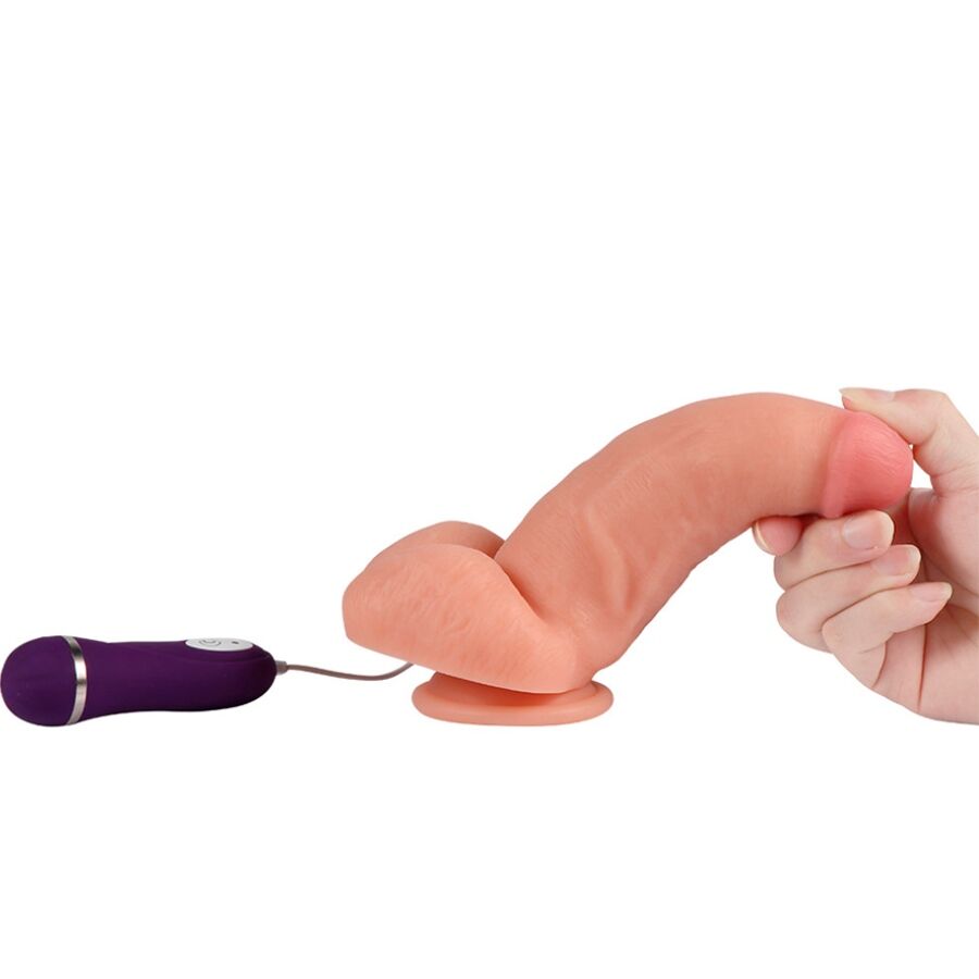 SHEQU - DILDO VIBRATORE AQUILA ROSSA CON TELECOMANDO 17 CM – Telecomando – foto 5