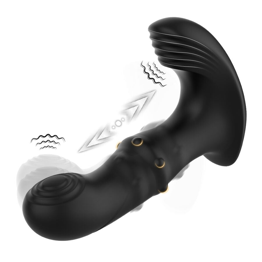 ARMONY - VIBRATORE ANALE PROSTATICO TELECOMANDO NERO – Vibratori anali – foto 3