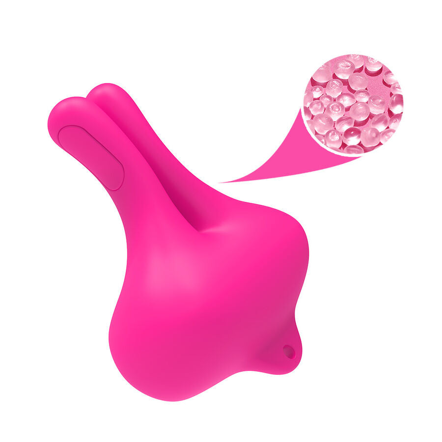 ARMONY - MORSETTI PER CAPEZZOLI MAGNETICI VIBRANTI A FORMA DI CONIGLIO ROSA – Morsetti per capezzoli per sadomasochismo – foto 8