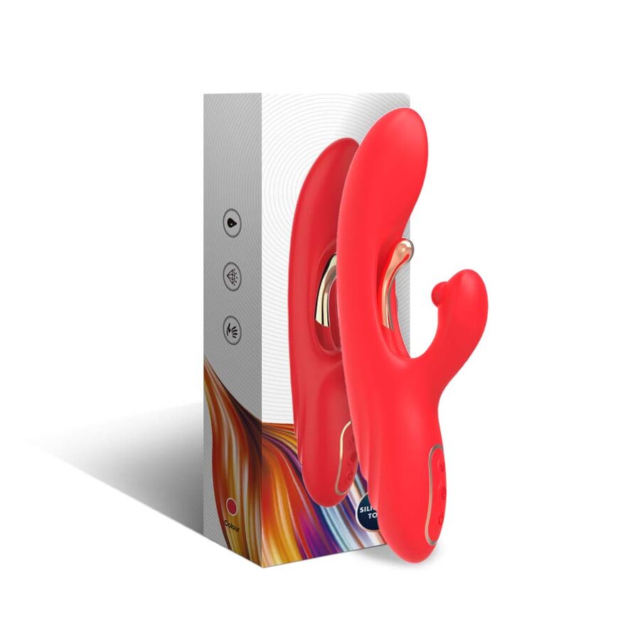 ARMONY - VIBRATORE STIMOLATORE PUNTO G E CLITORIDE CON LINGUA OSCILLANTE ROSSO – Vibratori a punto G
