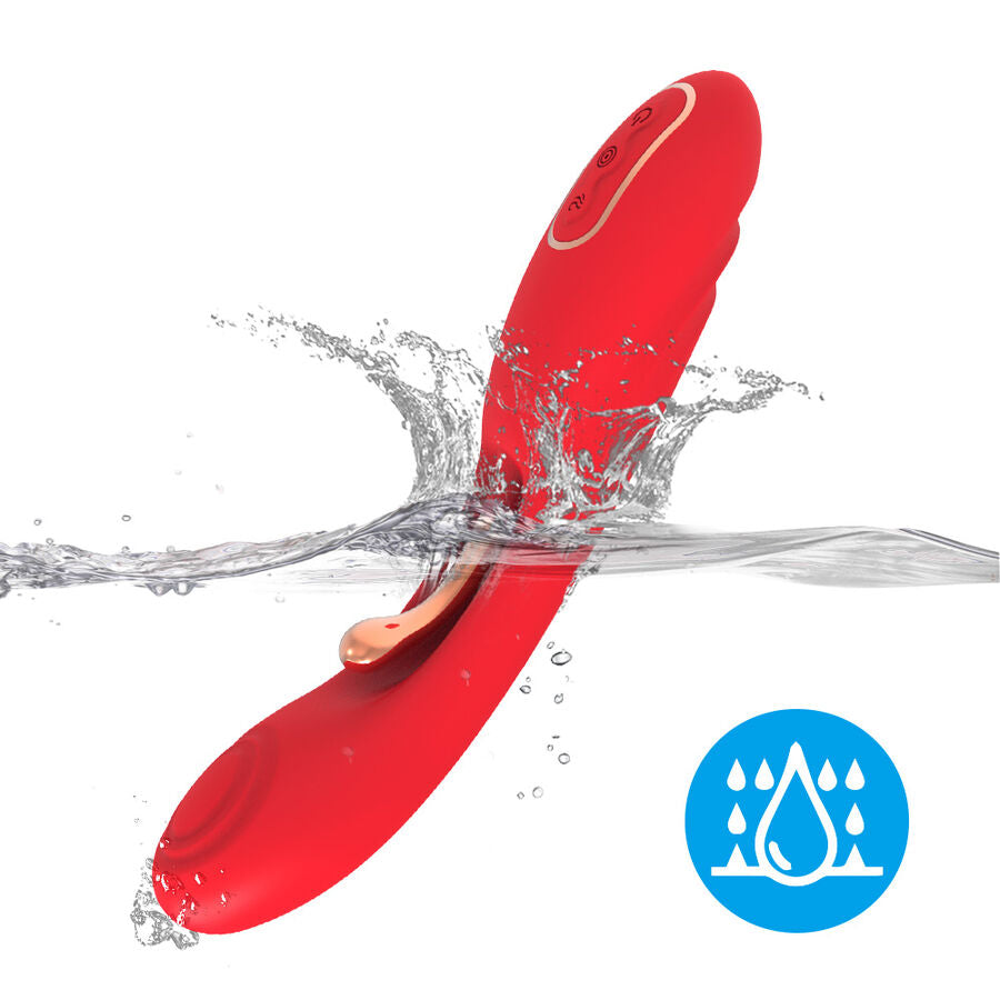 ARMONY - VIBRATORE CON LINGUA OSCILLANTE ROSSO – Vibratori HI-TECH – foto 5