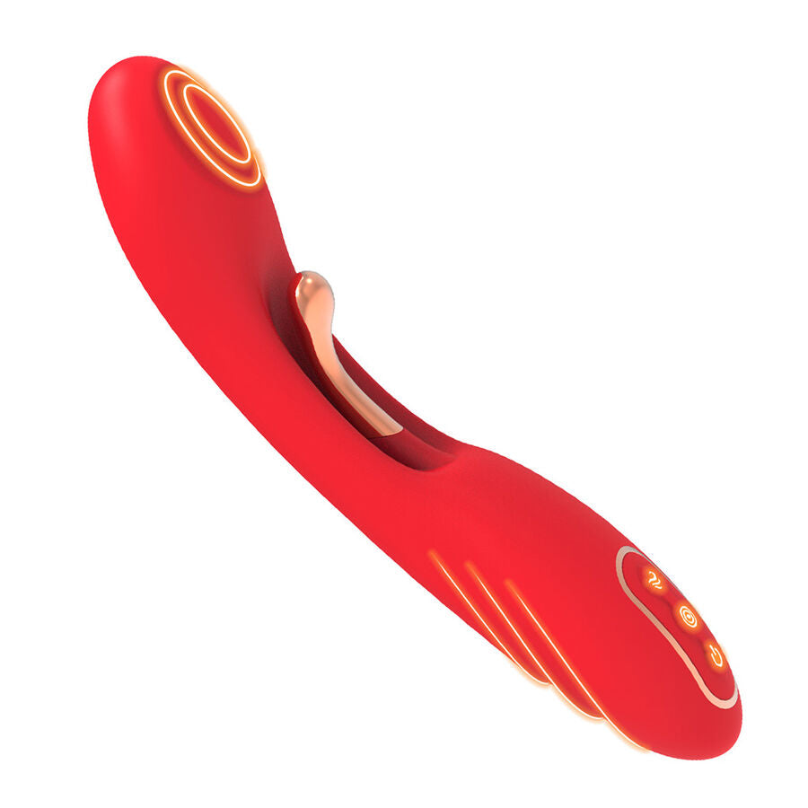 ARMONY - VIBRATORE CON LINGUA OSCILLANTE ROSSO – Vibratori HI-TECH – foto 6