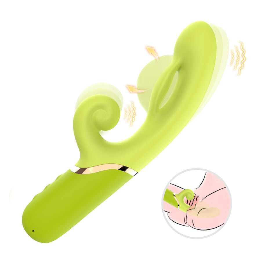 ARMONY - GONFIATORE PUNTO A PER STIMOLATORE VIBRATORE VERDE – Vibratori HI-TECH – foto 2