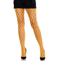 LEG AVENUE - COLLANT IN PIZZO CON OCCHIELLI NEON ARANCIONE – Calzini