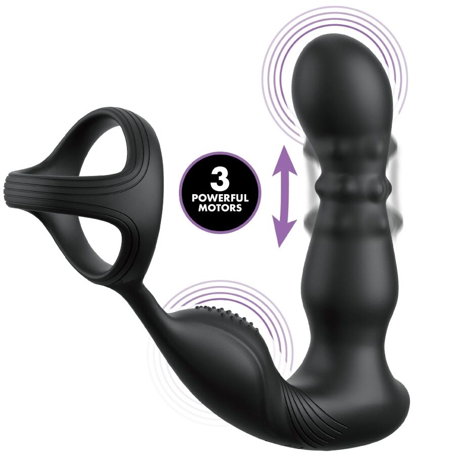 COLLEZIONE ANAL FANTASY ELITE - ANELLO ANALE VIBRANTE E MASSAGGIATORE CON TELECOMANDO – Vibratori anali