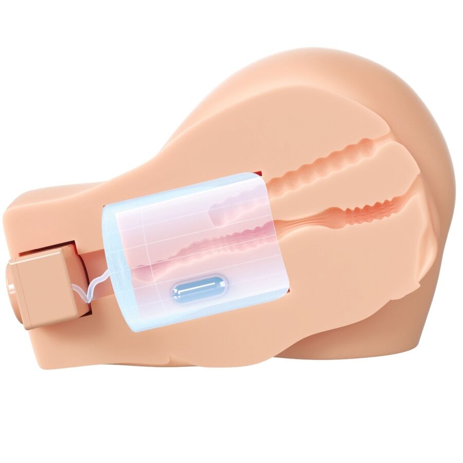 PDX ELITE - BACK THAT ASS UP MASTURBATORE REALISTICO VIBRANTE PER VAGINA E ANO – Vagine con vibrazione – foto 5