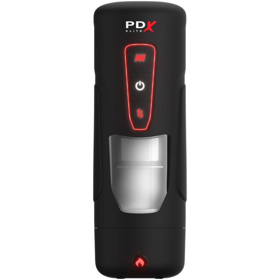 PDX ELITE - MASTURBATORE AUTOMATICO MILK ME HOTTER CON VIBRAZIONE A SPINTA E EFFETTO CALORE – Masturbatore automatico