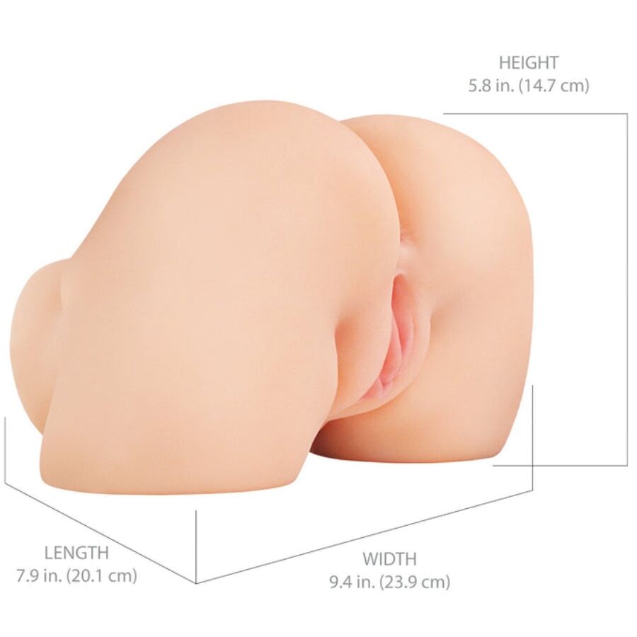 PDX ELITE - SHAKETHAT ASS MASTURBATORE REALISTICO PER VAGINA E ANO CON VIBRAZIONE – Vagine con vibrazione – foto 6