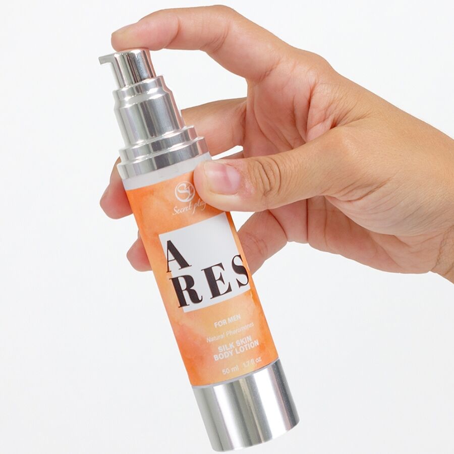 SECRETPLAY - ARES SILK LOZIONE PER LA PELLE PER UOMO 50 ML – Oli da massaggio non aromatizzati – foto 2