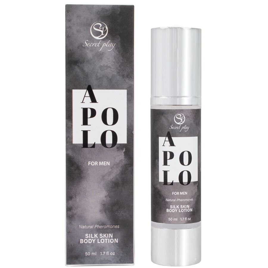 SECRETPLAY - APOLO SILK LOZIONE PER LA PELLE PER UOMO 50 ML – Oli da massaggio non aromatizzati