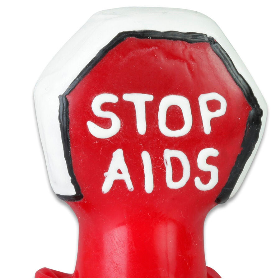 CONDOMERIE - PRESERVATIVI NOVITÀ DIPINTI A MANO STOP AIDS – Preservativi Divertenti