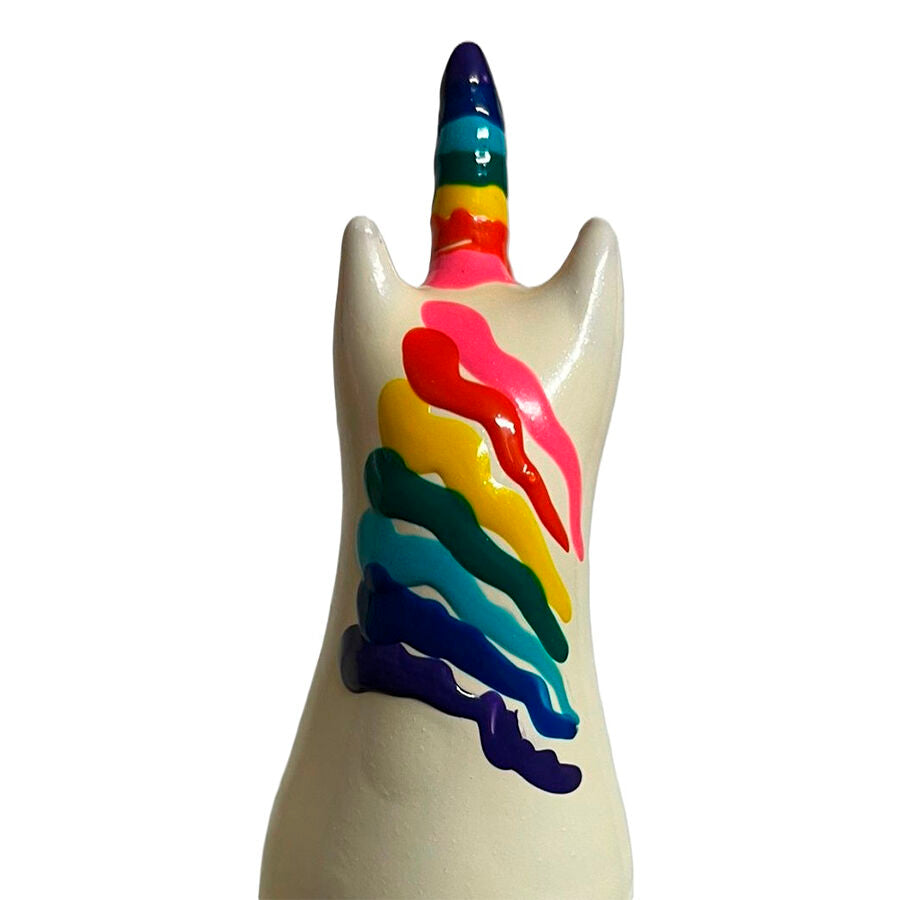 CONDOMERIE - PRESERVATIVI NOVITÀ DIPINTI A MANO UNICORNO ARCOBALENO – Preservativi Divertenti – foto 2