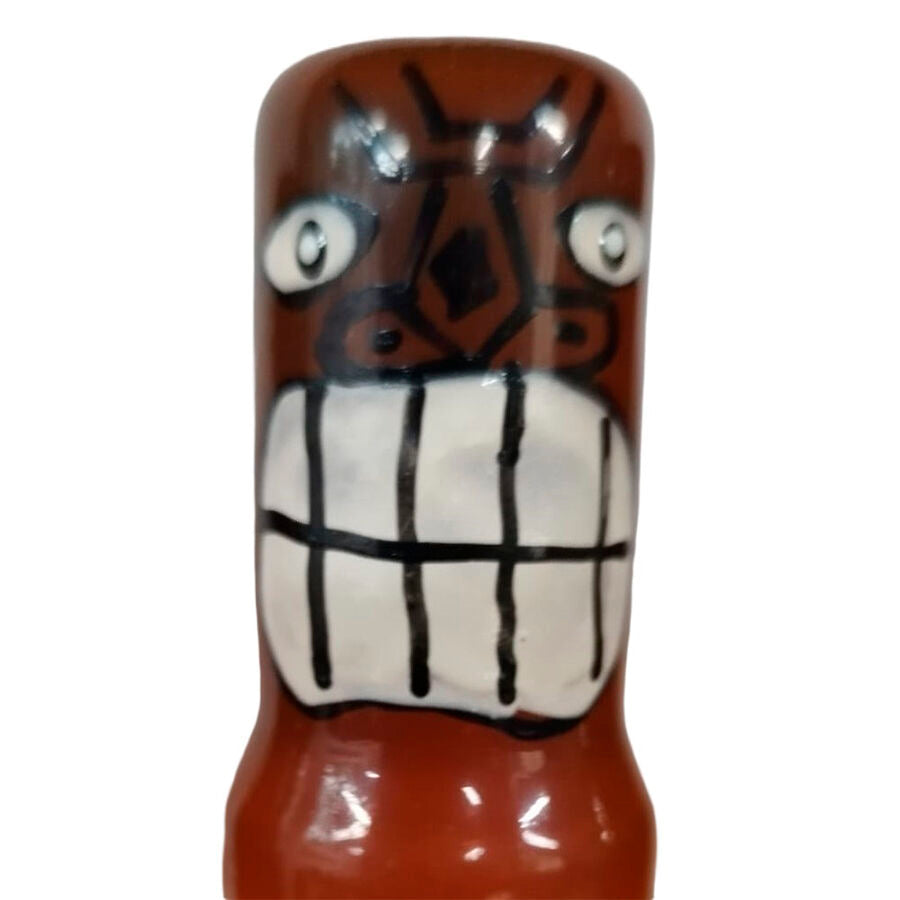 CONDOMERIE - PRESERVATIVI NOVITÀ DIPINTI A MANO TIKI TOTEM-FRIKI-02 – Preservativi Divertenti