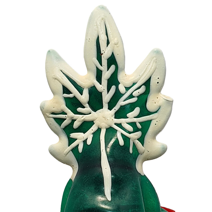 CONDOMERIE - PRESERVATIVI NOVITÀ DIPINTI A MANO CANNABIS MODELLO 2 – Preservativi Divertenti