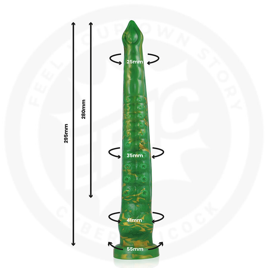 EPIC - DILDO HYLOS FLASH VERDE – Falli senza vibrazioni – foto 3