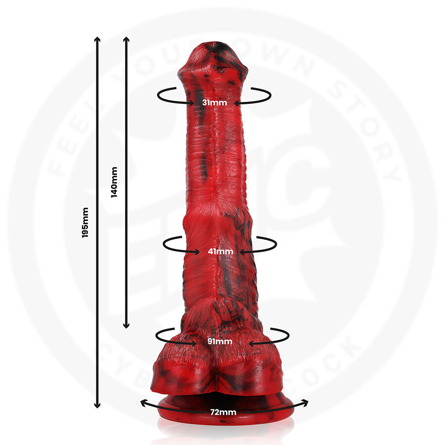 EPICO - DILDO VULCANUS NOTTE DRAGO – Falli senza vibrazioni – foto 3
