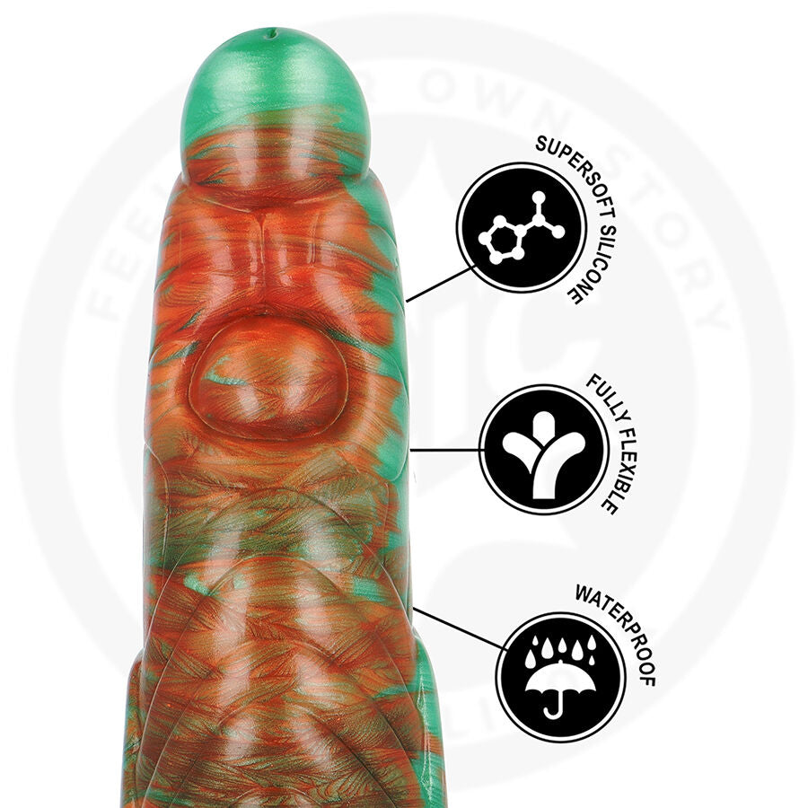 EPIC - DILDO TIRYON VERDE FLASH – Falli senza vibrazioni – foto 4