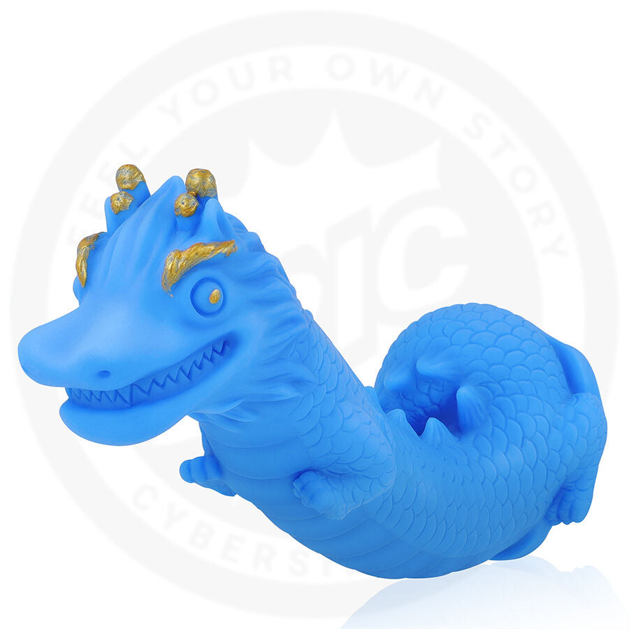 EPIC - DILDO NAGA DRAGO CELESTE – Falli senza vibrazioni – foto 4