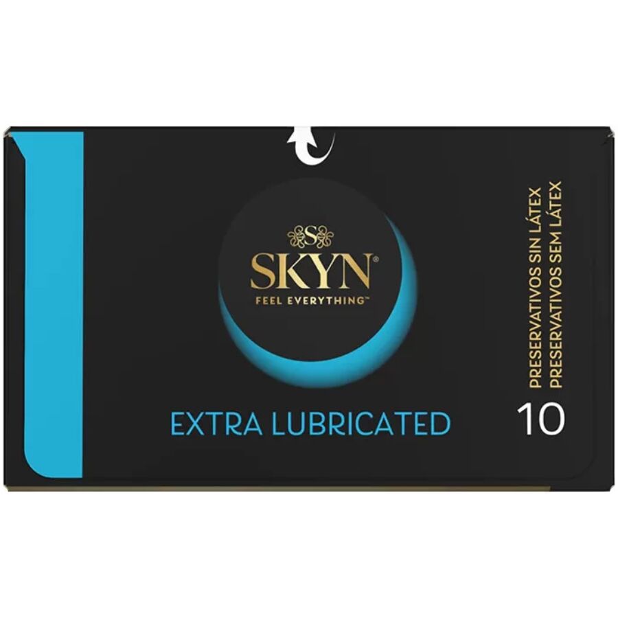 SKYN - PRESERVATIVO EXTRA LUBRIFICATO 10 UNITÀ – Senza latex – foto 3