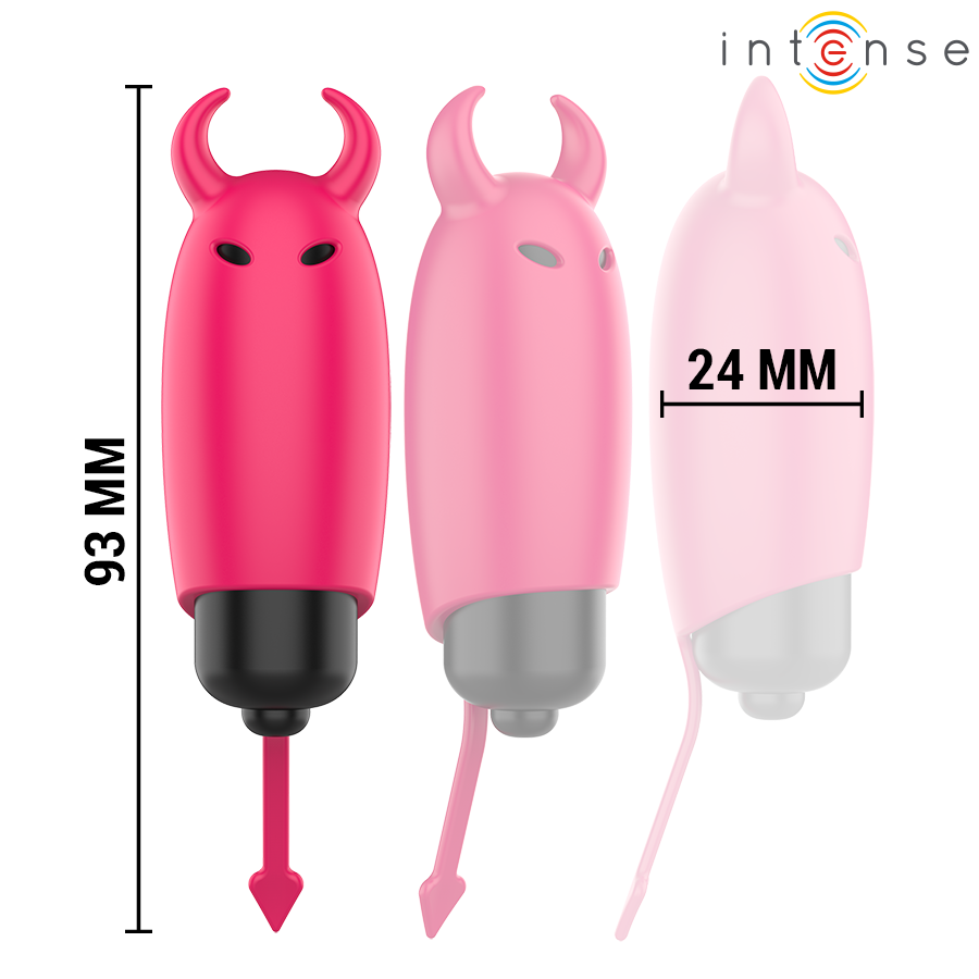 INTENSE - PROIETTILE VIBRANTE SCARLATTO RED DEMON 9,3 X 2,4 CM – Proiettili vibranti – foto 3