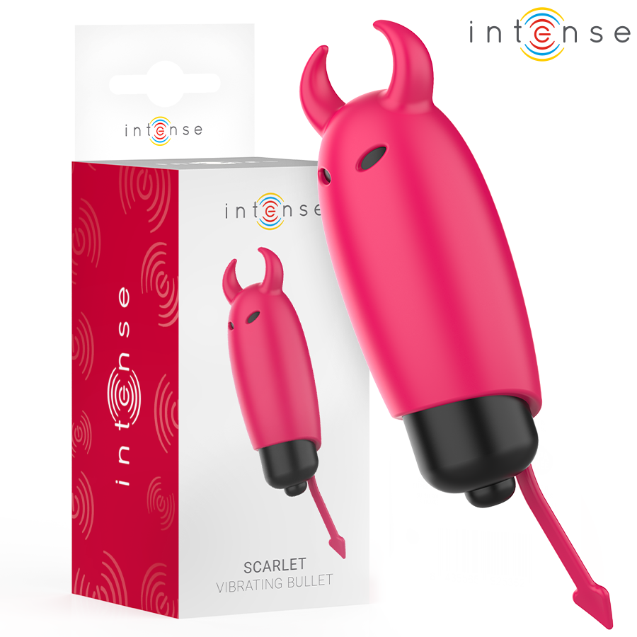 INTENSE - PROIETTILE VIBRANTE SCARLATTO RED DEMON 9,3 X 2,4 CM – Proiettili vibranti