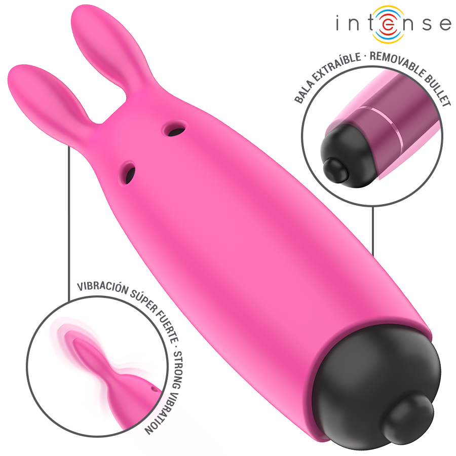 INTENSE - HOPPER ROSA VIBRANTE BULLET 8,3 X 2,4 CM – Proiettili vibranti – foto 4