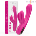 INTENSE - VIBRATORE MULTIFUNZIONE CONIGLIO BRITNEY 23 CM ROSA – Vibratori di coniglio