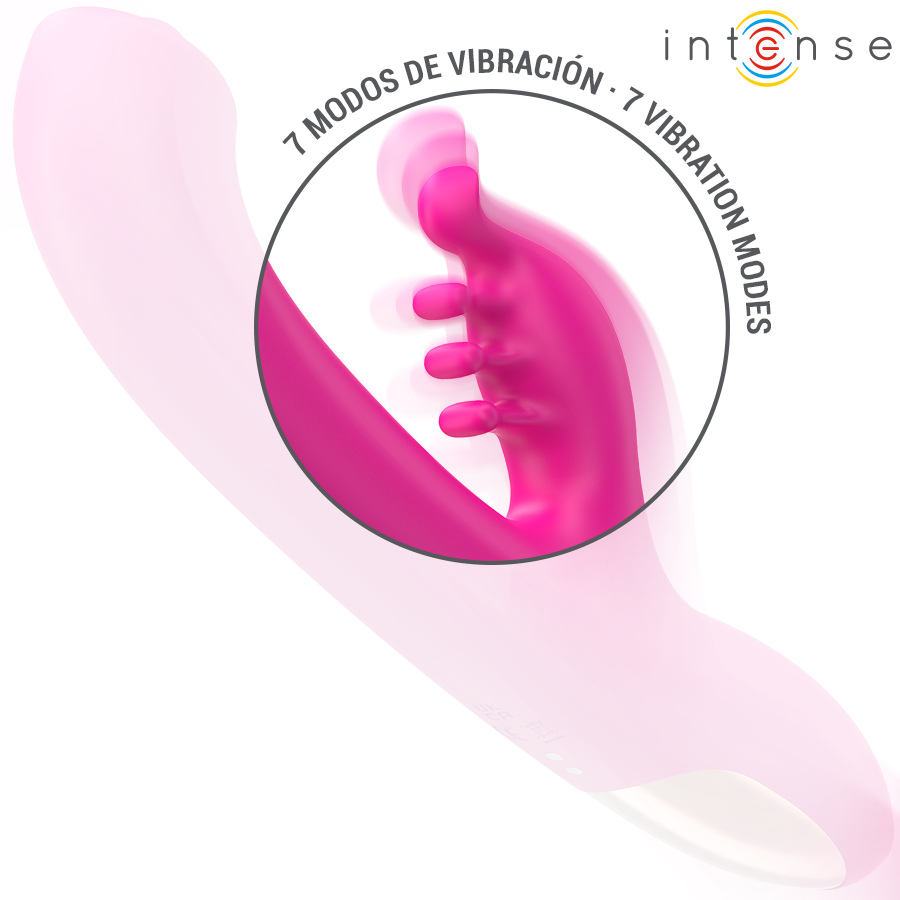 INTENSE - CHRISTINA VIBRATORE MULTIFUNZIONE RABBIT 22,5 CM ROSA – Vibratori di coniglio – foto 5