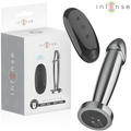 INTENSE - ANAL PLUG 10 VIBRAZIONI DILDO METALLO CON TELECOMANDO S – Tappi anali