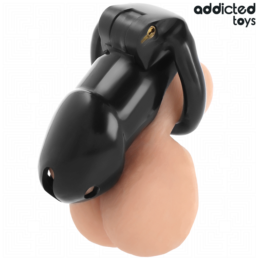ADDICTED TOYS LOCKED - MINDNIGHT CELL GABBIA PER PENE TAGLIA L – Gabbie per pene BDSM – foto 3