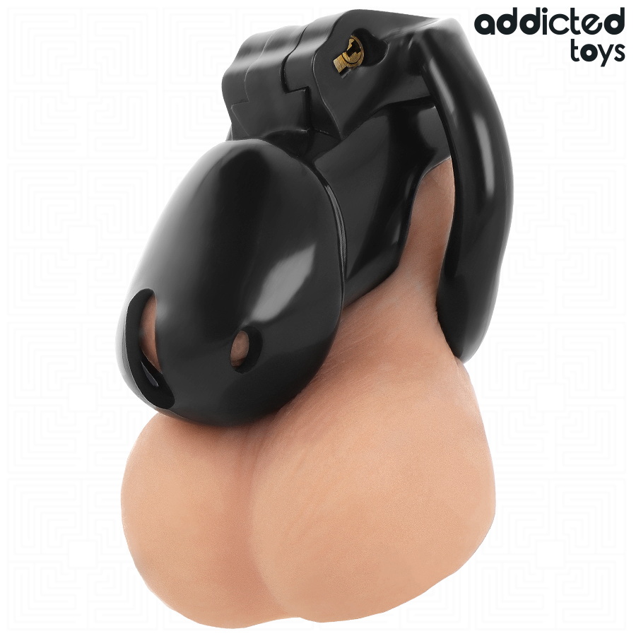 ADDICTED TOYS LOCKED - MINDNIGHT CELL GABBIA PER PENE TAGLIA S – Gabbie per pene BDSM – foto 3