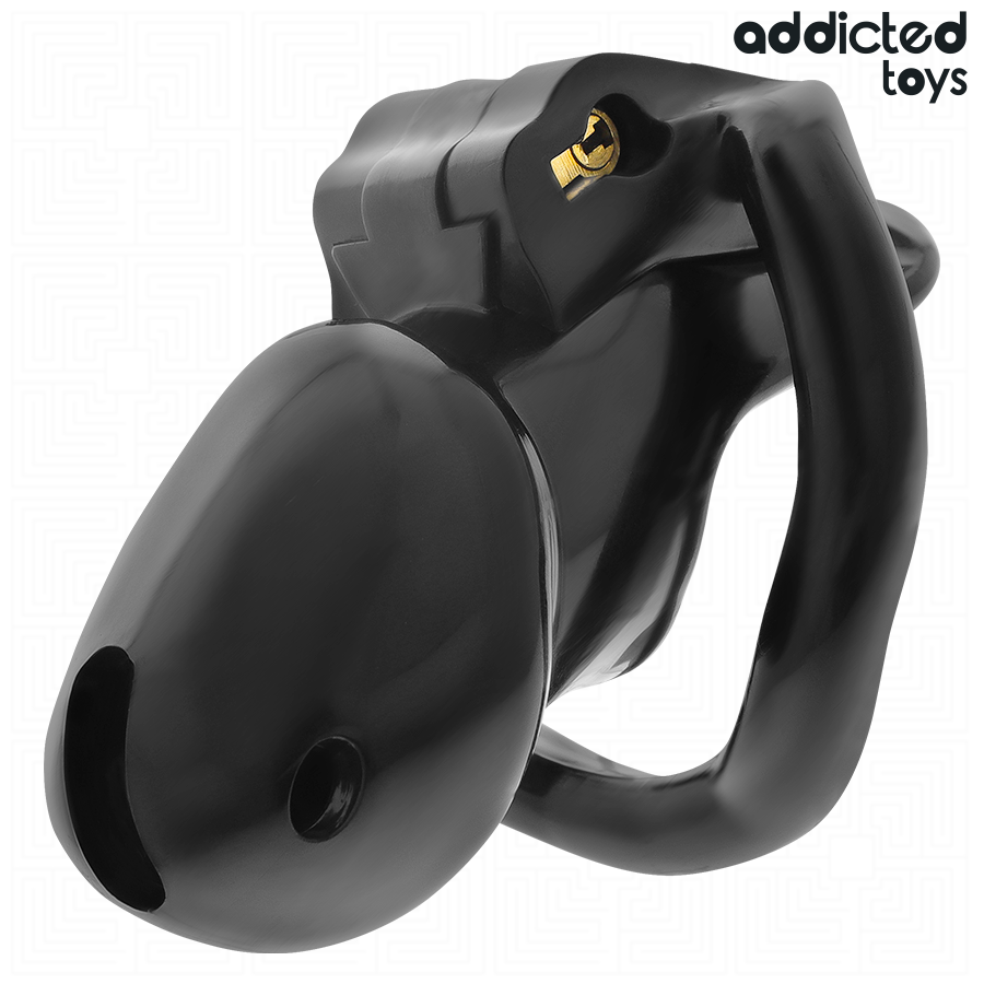 ADDICTED TOYS LOCKED - MINDNIGHT CELL GABBIA PER PENE TAGLIA S – Gabbie per pene BDSM – foto 2