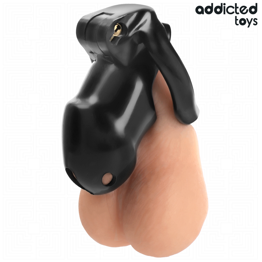 ADDICTED TOYS LOCKED - MINDNIGHT CELL GABBIA PER PENE TAGLIA M – Gabbie per pene BDSM – foto 3
