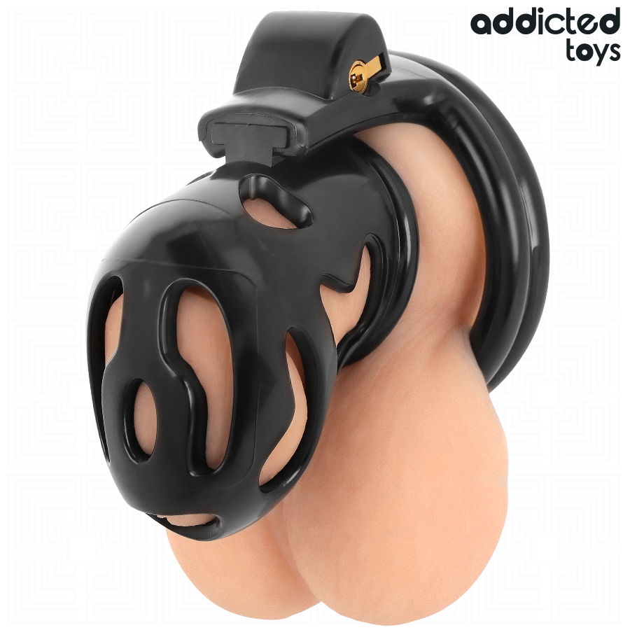 ADDICTED TOYS LOCKED - GABBIA PER PENE SIGILLATA CRYPT 8 CM – Gabbie per pene BDSM – foto 3
