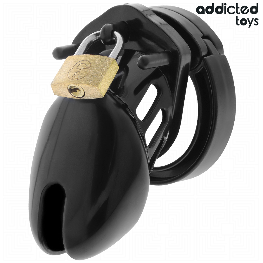ADDICTED TOYS LOCKED - GABBIA PER PENE OBSIDIAN HOLD TAGLIA S – Gabbie per pene BDSM – foto 2