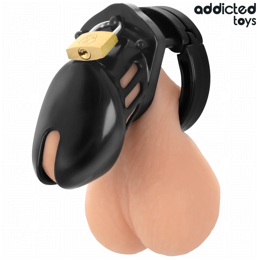 ADDICTED TOYS LOCKED - GABBIA PER PENE OBSIDIAN HOLD TAGLIA S – Gabbie per pene BDSM – foto 3