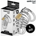 ADDICTED TOYS LOCKED - GABBIA PER PENE IN METALLO CON CELLULE DI FERRO 4 CM TAGLIA S – Gabbie per pene BDSM