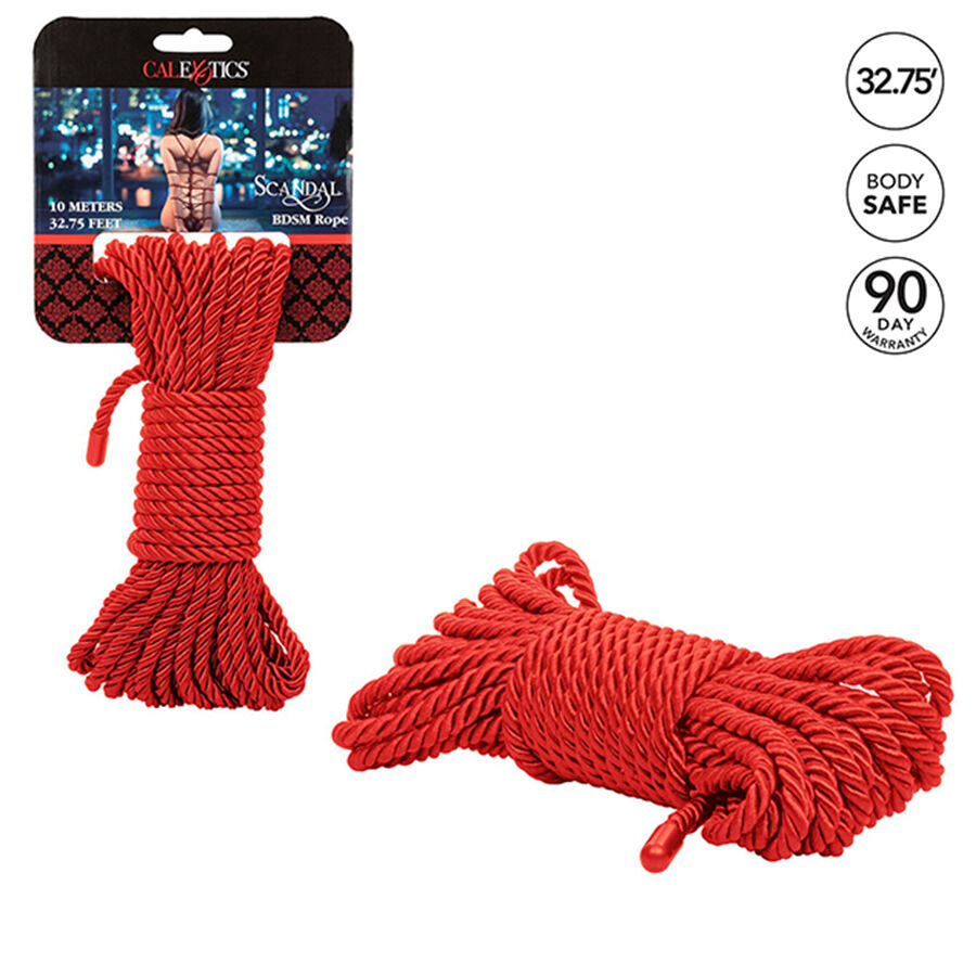 CALEXOTICS - SCANDAL CORDA ROSSA BDSM 10 M – Corde – foto 3