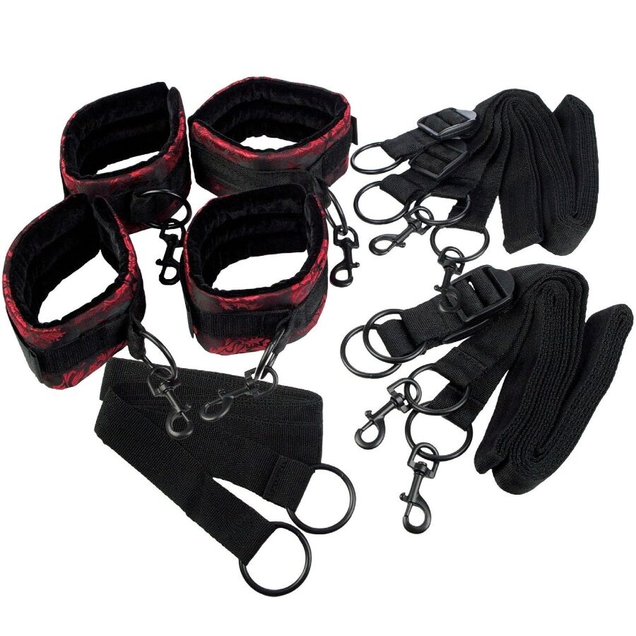 CALEXOTICS - SCANDAL SET CRAVATTE PER LETTO – Sistemare le manette