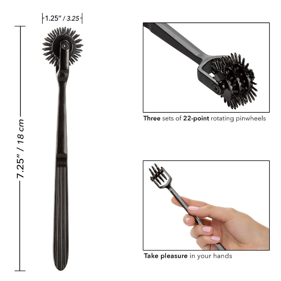 CALEXOTICS - SCANDALO TRIPLA RUOTA DEL PIACERE – Accessori per giochi Doctor BDSM – foto 3