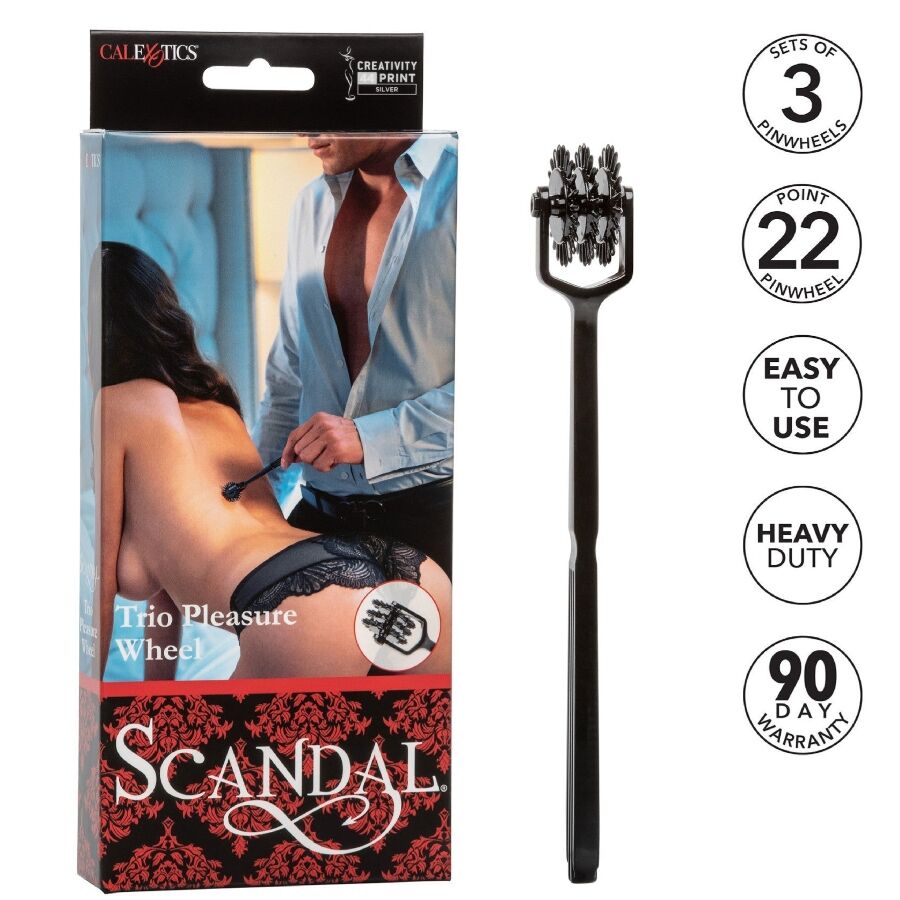 CALEXOTICS - SCANDALO TRIPLA RUOTA DEL PIACERE – Accessori per giochi Doctor BDSM – foto 4