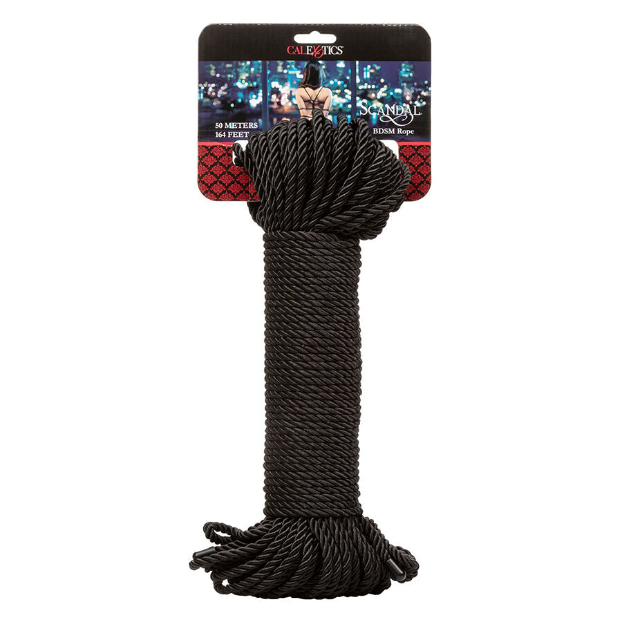 CALEXOTICS - SCANDAL  CORDA NERA BDSM 50 M – Corde – foto 2