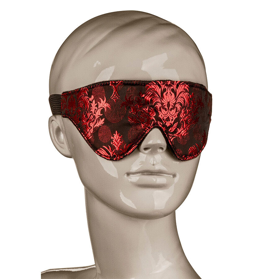 CALEXOTICS - SCANDAL MASCHERA OCCHI OPACA CON DETTAGLI ROSSI – Maschere intere – foto 2