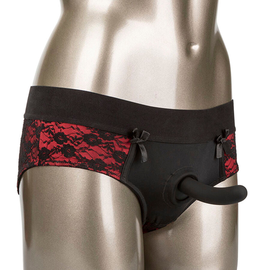 CALEXOTICS - SCANDALO SET DI SLIP SENZA CAVALLO CON DILDO TAGLIA L/XL – Moda BDSM
