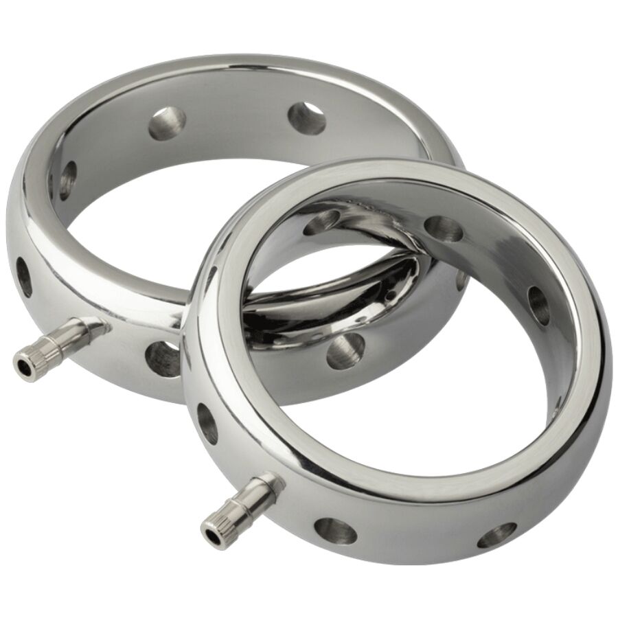 ELECTRASTIM - ANELLO ELETTROMAGNETICO PER PENE IN METALLO PRESTIGE 50 MM – Anelli per pene in metallo BDSM